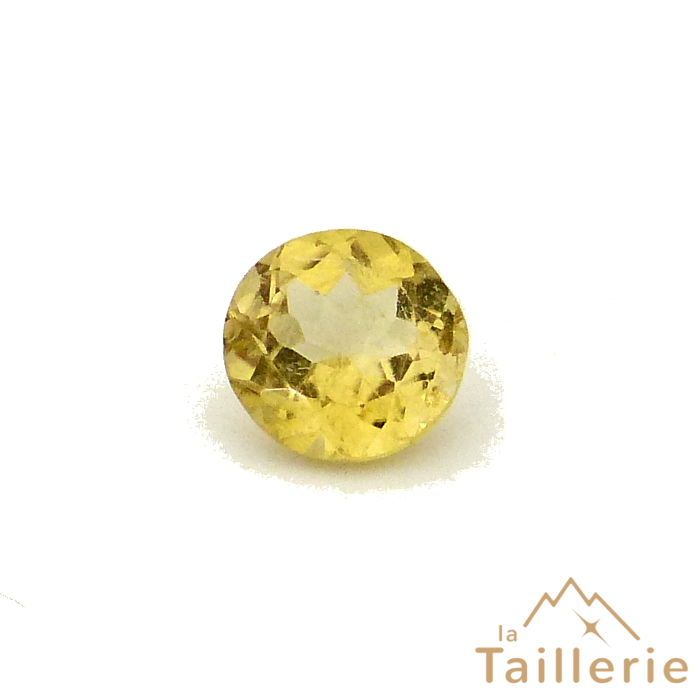Tourmaline jaune de 6,9 mm - La Taillerie