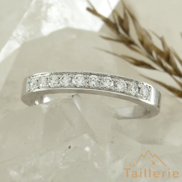 Alliance diamants or blanc - La Taillerie