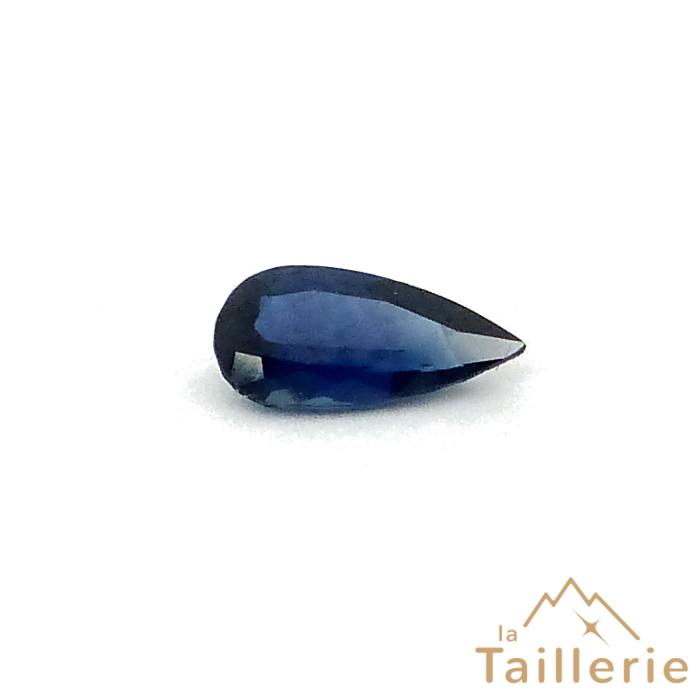 Saphir français, poire, de 0,33 carat - La Taillerie