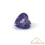 Saphir violet Umba facetté en coeur - La Taillerie