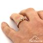 Bague diamants sur or blanc or rose - La Taillerie