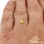 Diamant jaune non monté, rond brillant 3,7 mm - La Taillerie