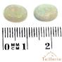 Appairage de 3,96 carats en opale naturelle australienne - La Taillerie