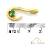 Pendentif de joaillerie émeraude diamants or jaune - La Taillerie