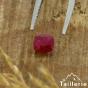 Rubis coussin bien rouge - La Taillerie